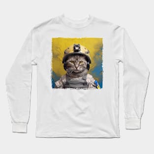 Ukraine cat Long Sleeve T-Shirt